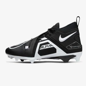 NWOT Nike Alpha Menace Pro 3 Football Cleats | Black White | Size 11